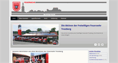 Desktop Screenshot of feuerwehr-trostberg.de